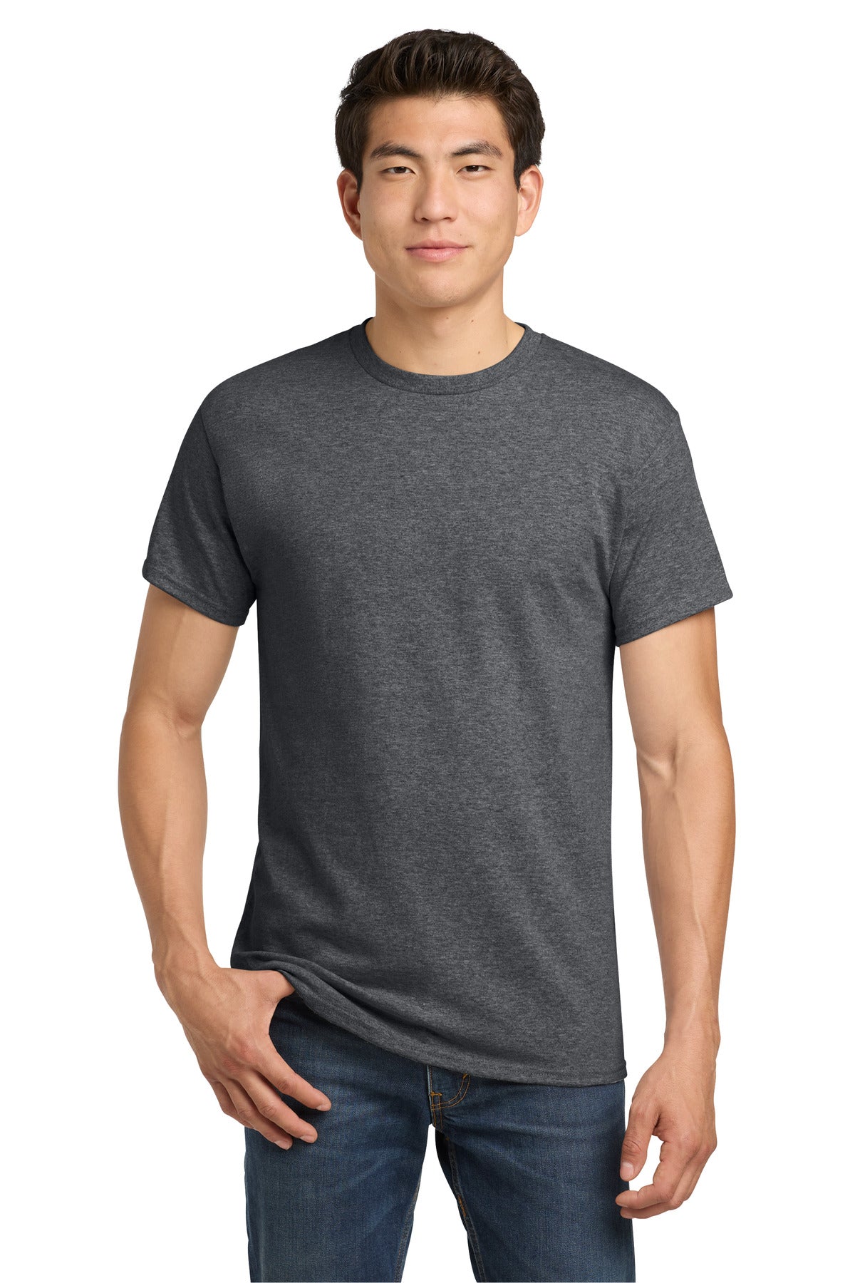 Gildan - Heavy Cotton 100% Cotton T-Shirt.  5000 - Graphite Heather