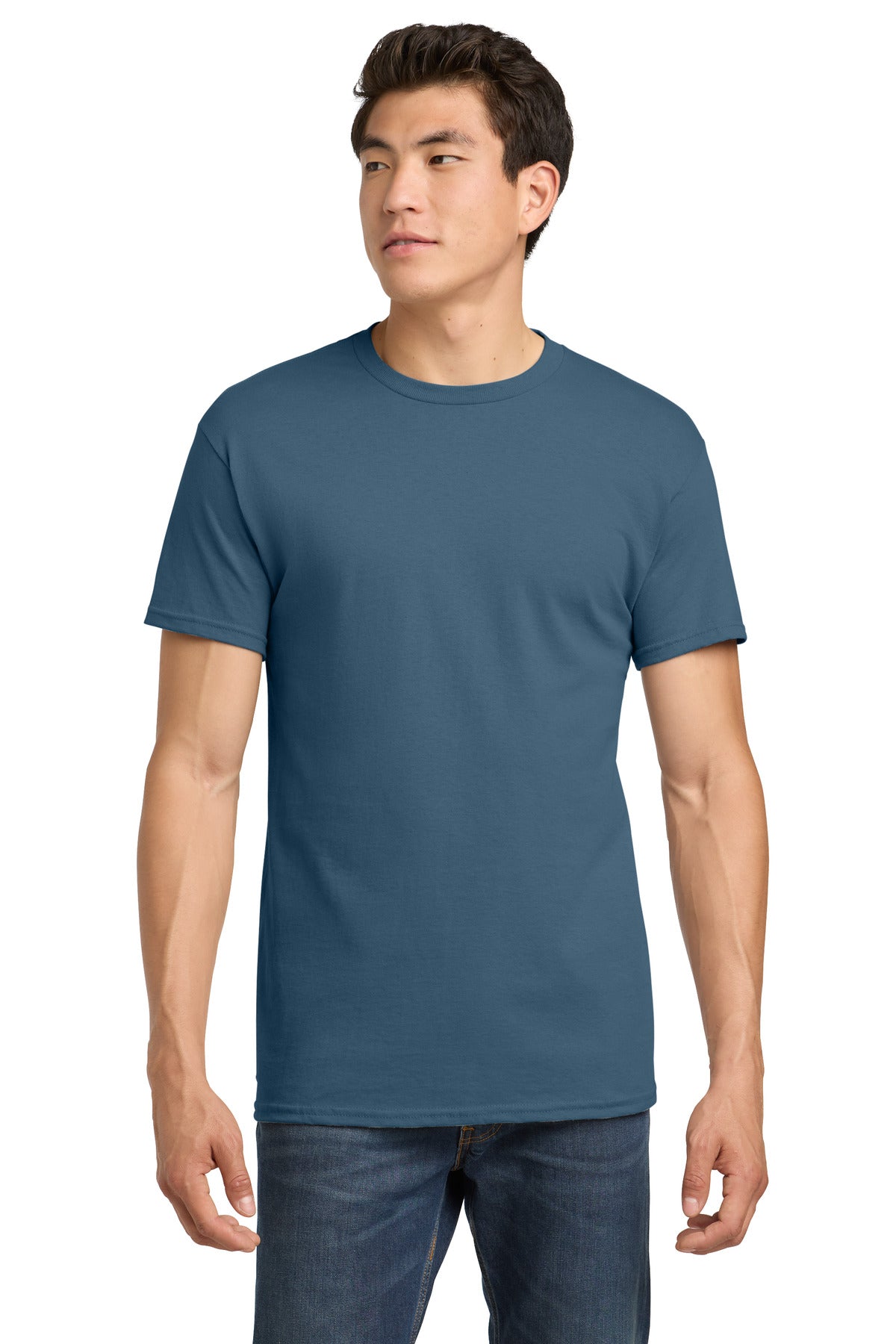 Gildan - Heavy Cotton 100% Cotton T-Shirt.  5000 - Indigo Blue