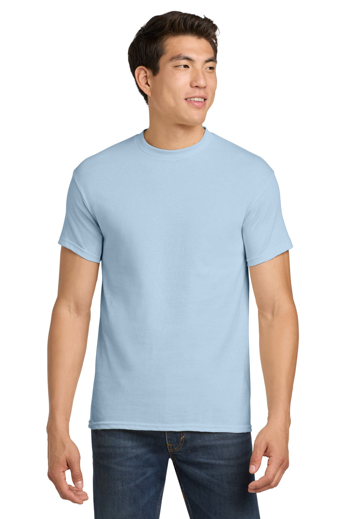 Gildan - Heavy Cotton 100% Cotton T-Shirt.  5000 - Light Blue