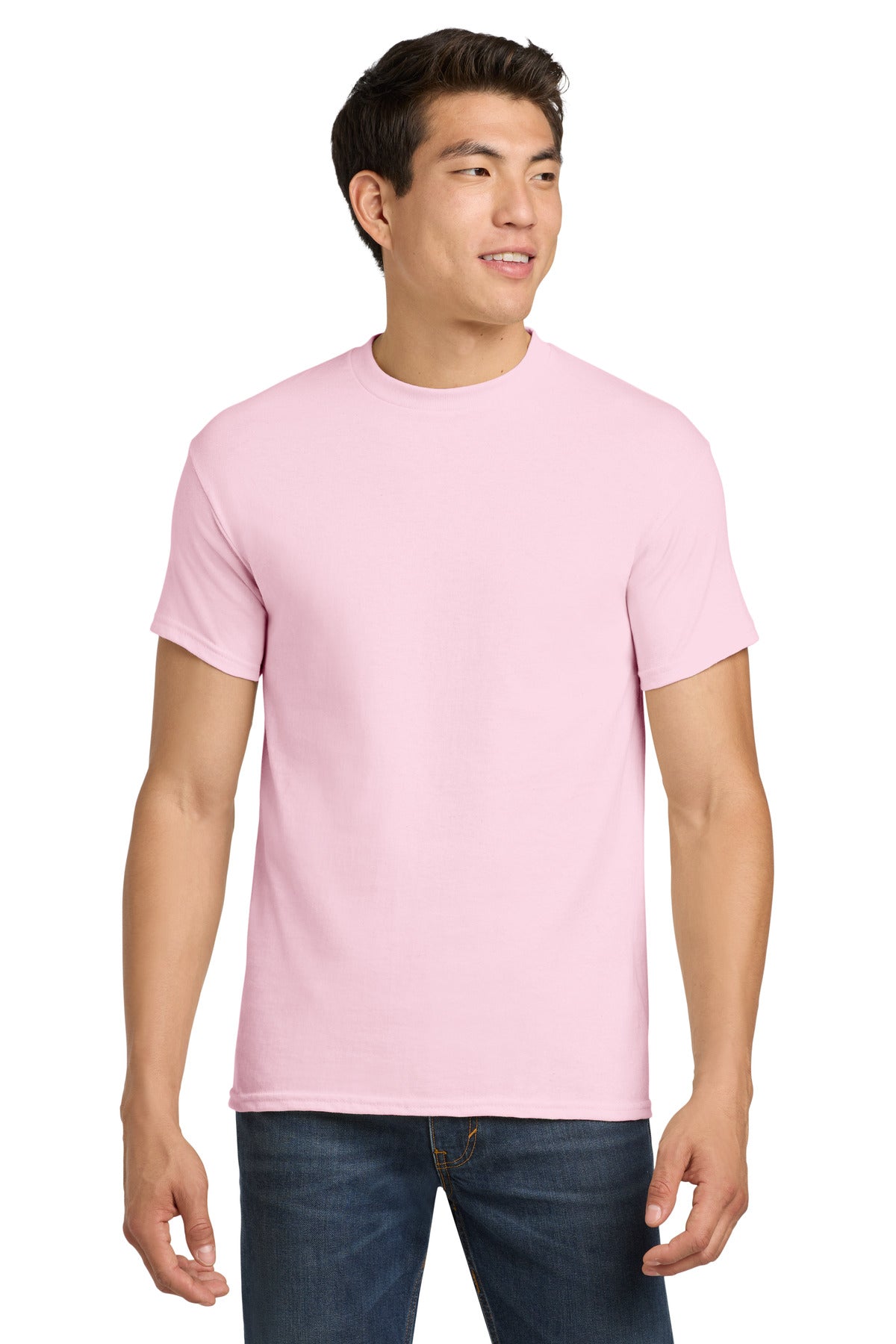 Gildan - Heavy Cotton 100% Cotton T-Shirt.  5000 - Light Pink