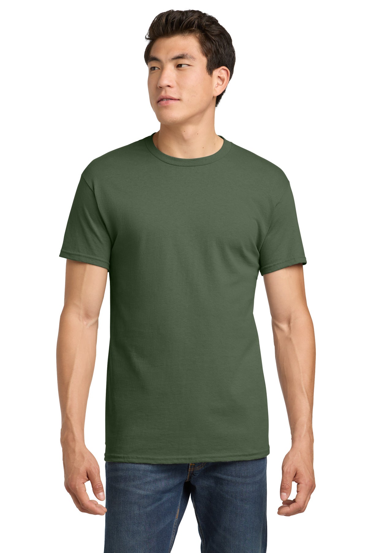 Gildan - Heavy Cotton 100% Cotton T-Shirt.  5000 - Military Green