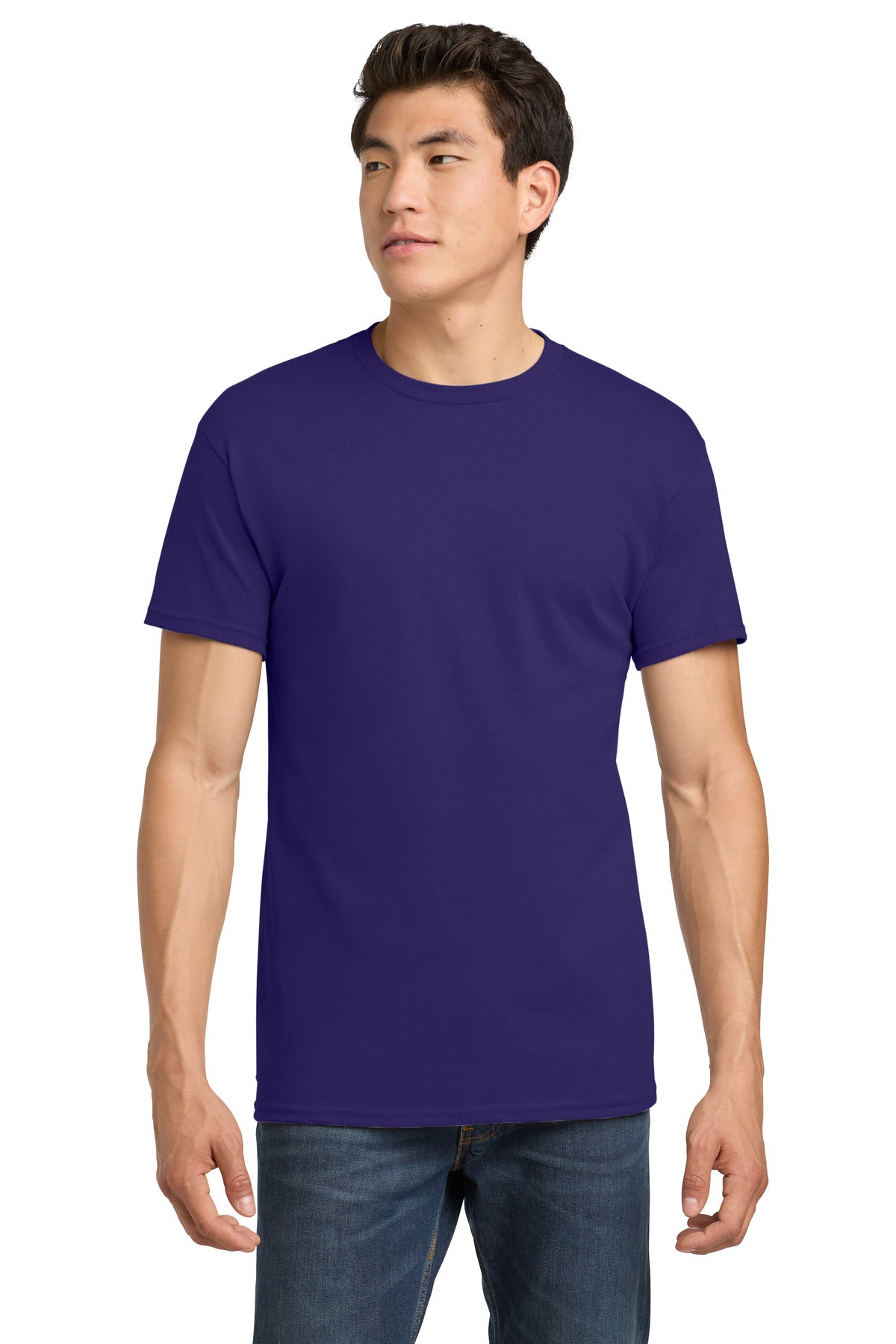 Gildan - Heavy Cotton 100% Cotton T-Shirt.  5000 - Purple