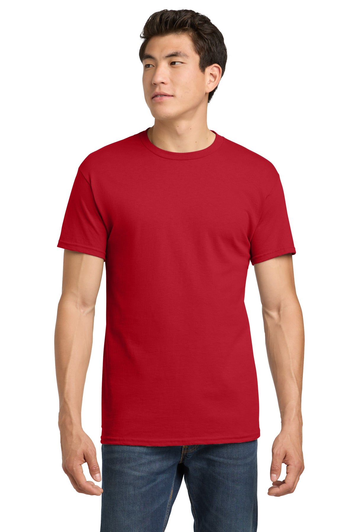 Gildan - Heavy Cotton 100% Cotton T-Shirt.  5000 - Red