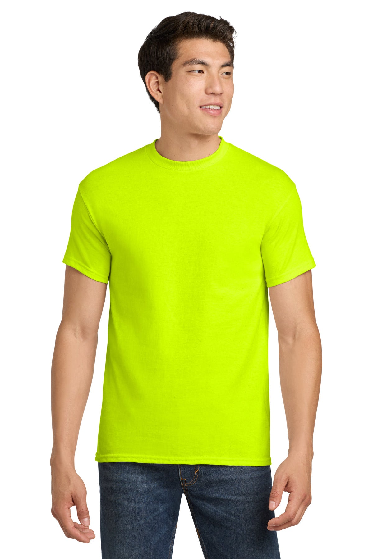 Gildan - Heavy Cotton 100% Cotton T-Shirt.  5000 - Safety Green