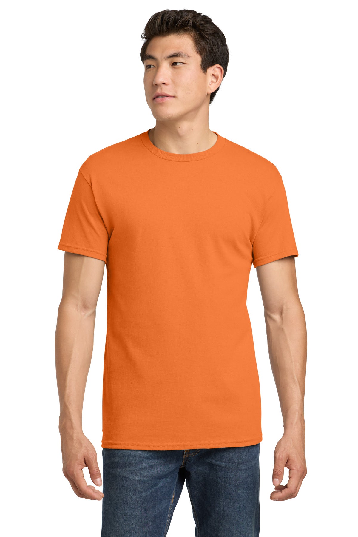 Gildan - Heavy Cotton 100% Cotton T-Shirt.  5000 - Tangerine