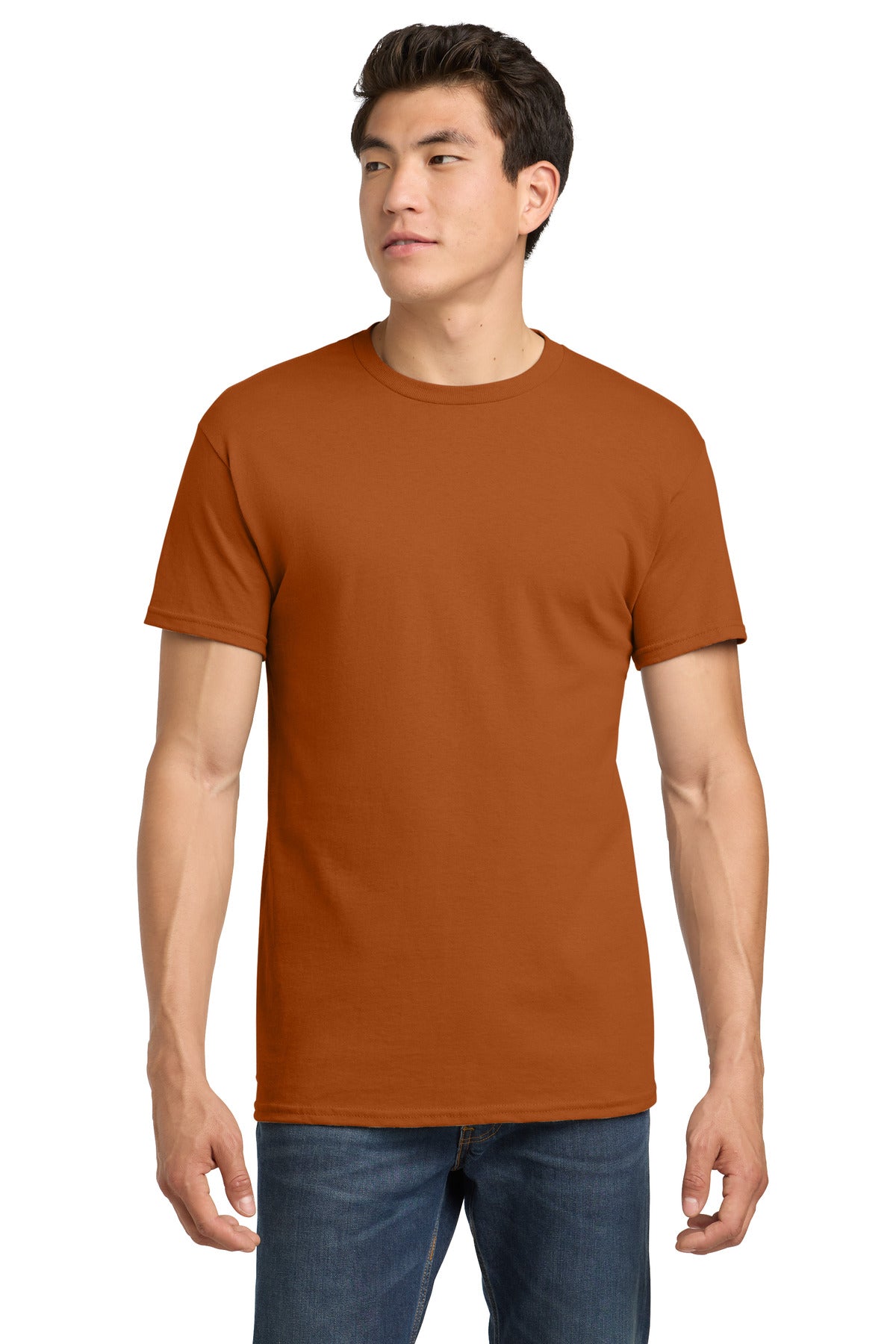 Gildan - Heavy Cotton 100% Cotton T-Shirt.  5000 - Texas Orange