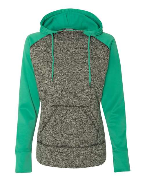J. America 8618 - Charcoal Fleck/ Emerald