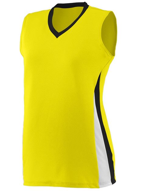 Augusta Sportswear 1355 - Black/ Gold/ White