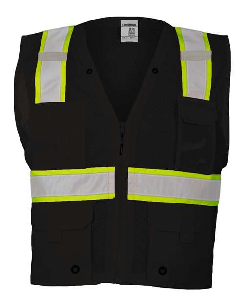 Kishigo B100-111 - Black/ Lime - B100