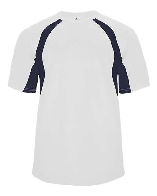 Badger 2144 - White/ Navy