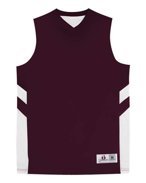 Badger 2566 - Maroon/ White