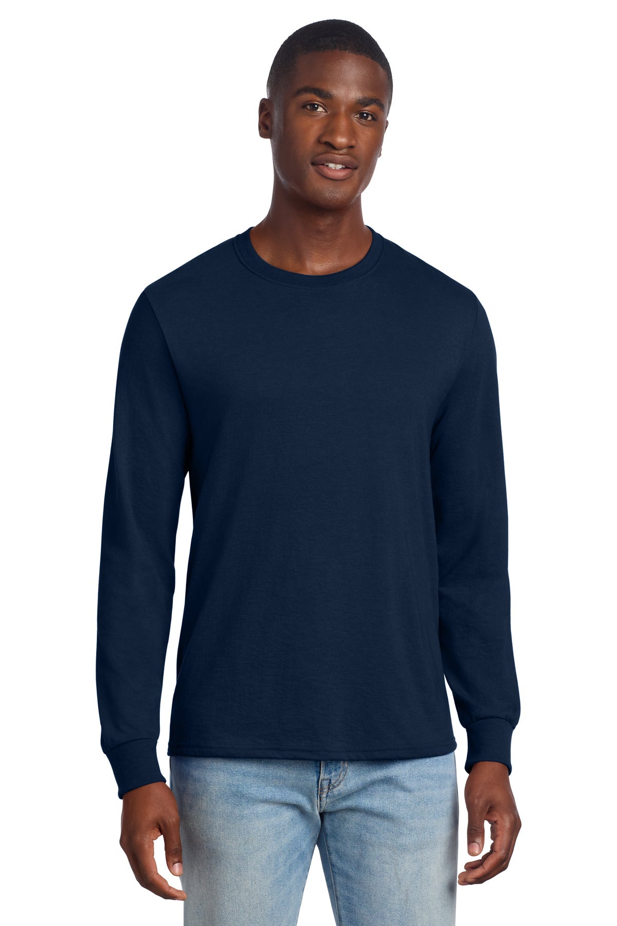 Jerzees Premium Blend Ring Spun Long Sleeve T-Shirt 560LS - J. Navy
