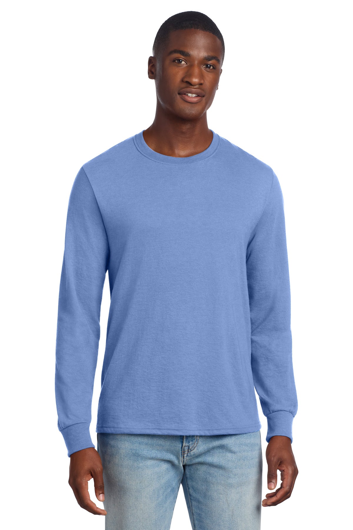 Jerzees Premium Blend Ring Spun Long Sleeve T-Shirt 560LS - Purple Iris