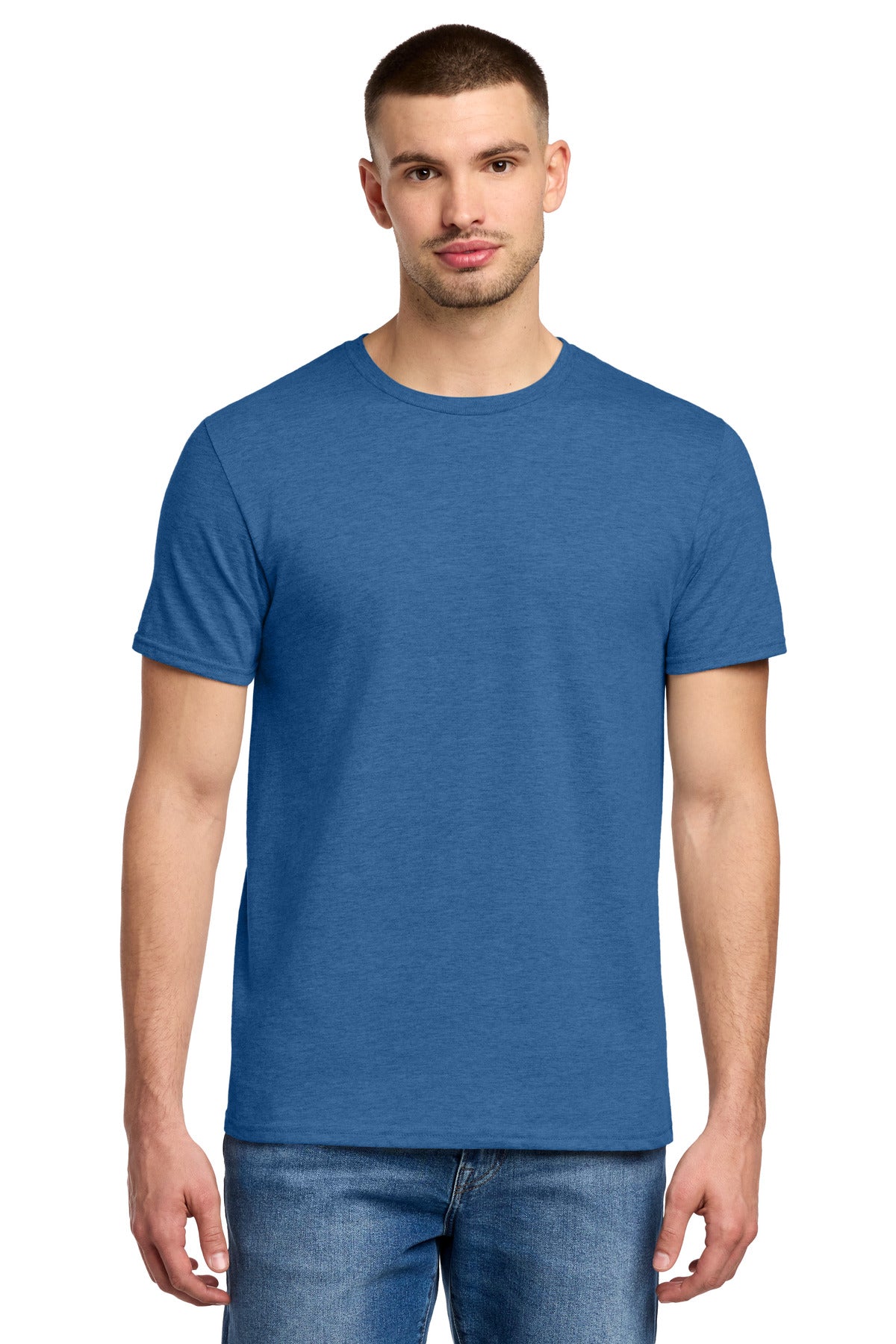 Jerzees Premium Blend Ring Spun T-Shirt 560M - Retro Heather Royal