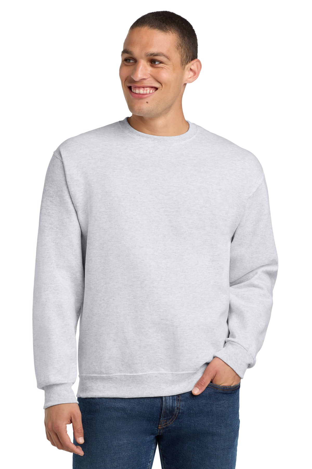 Jerzees - NuBlend Crewneck Sweatshirt.  562M - Ash