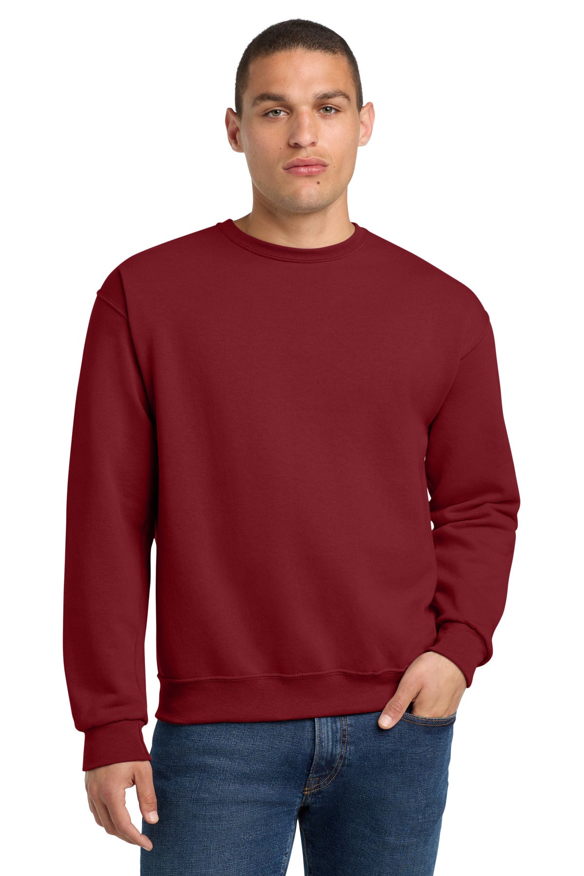 Jerzees - NuBlend Crewneck Sweatshirt.  562M - Cardinal