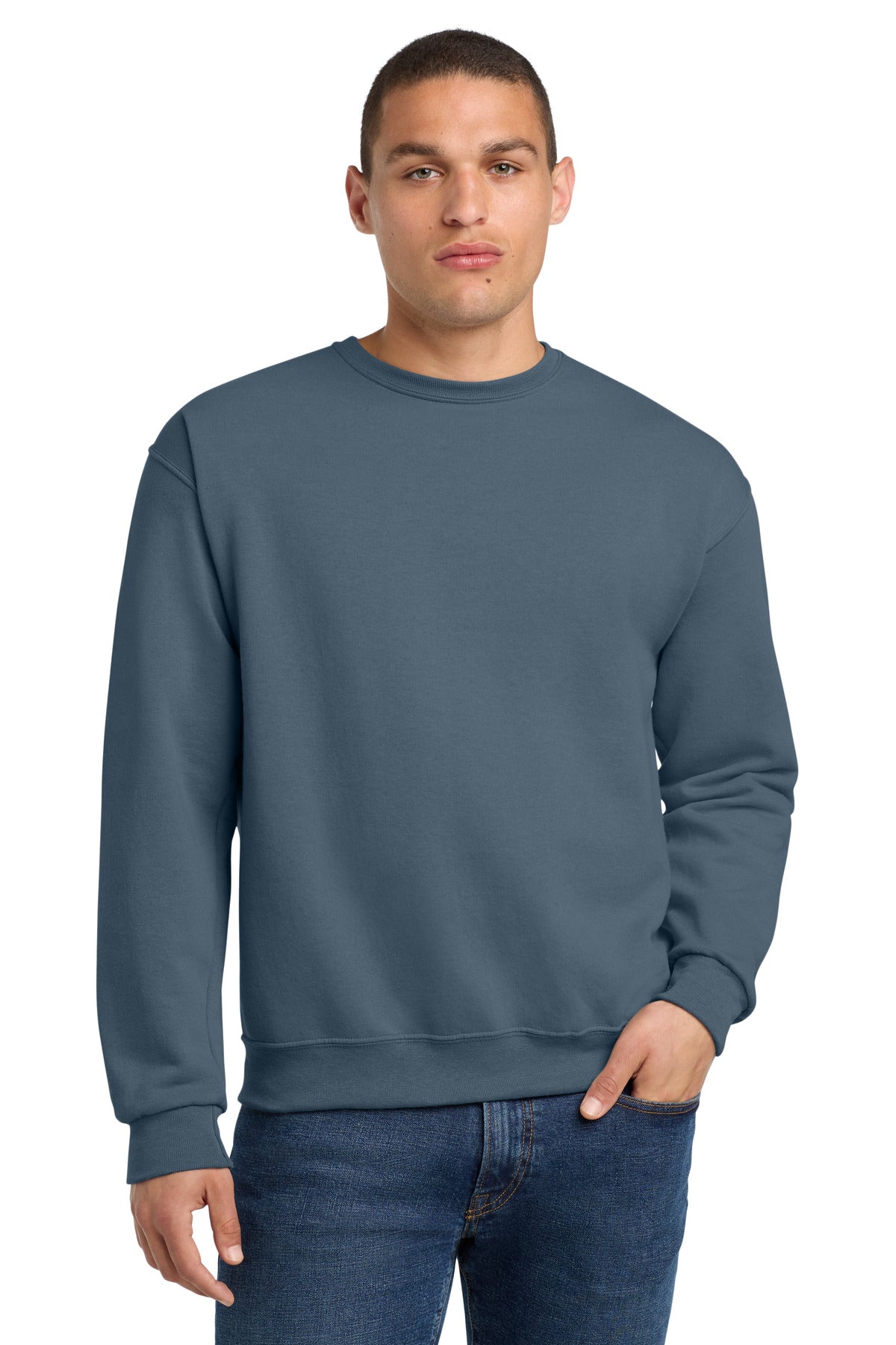 Jerzees - NuBlend Crewneck Sweatshirt.  562M - Denim
