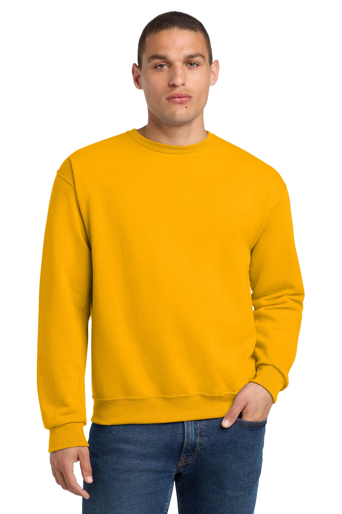 Jerzees - NuBlend Crewneck Sweatshirt.  562M - Gold