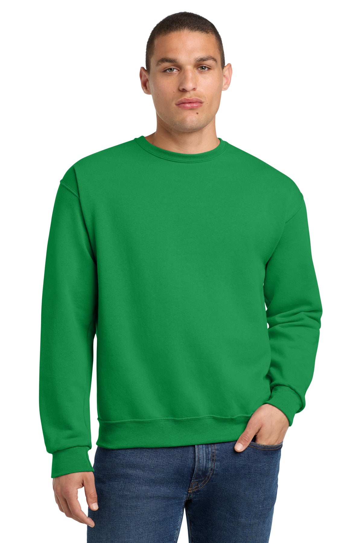Jerzees - NuBlend Crewneck Sweatshirt.  562M - Kelly