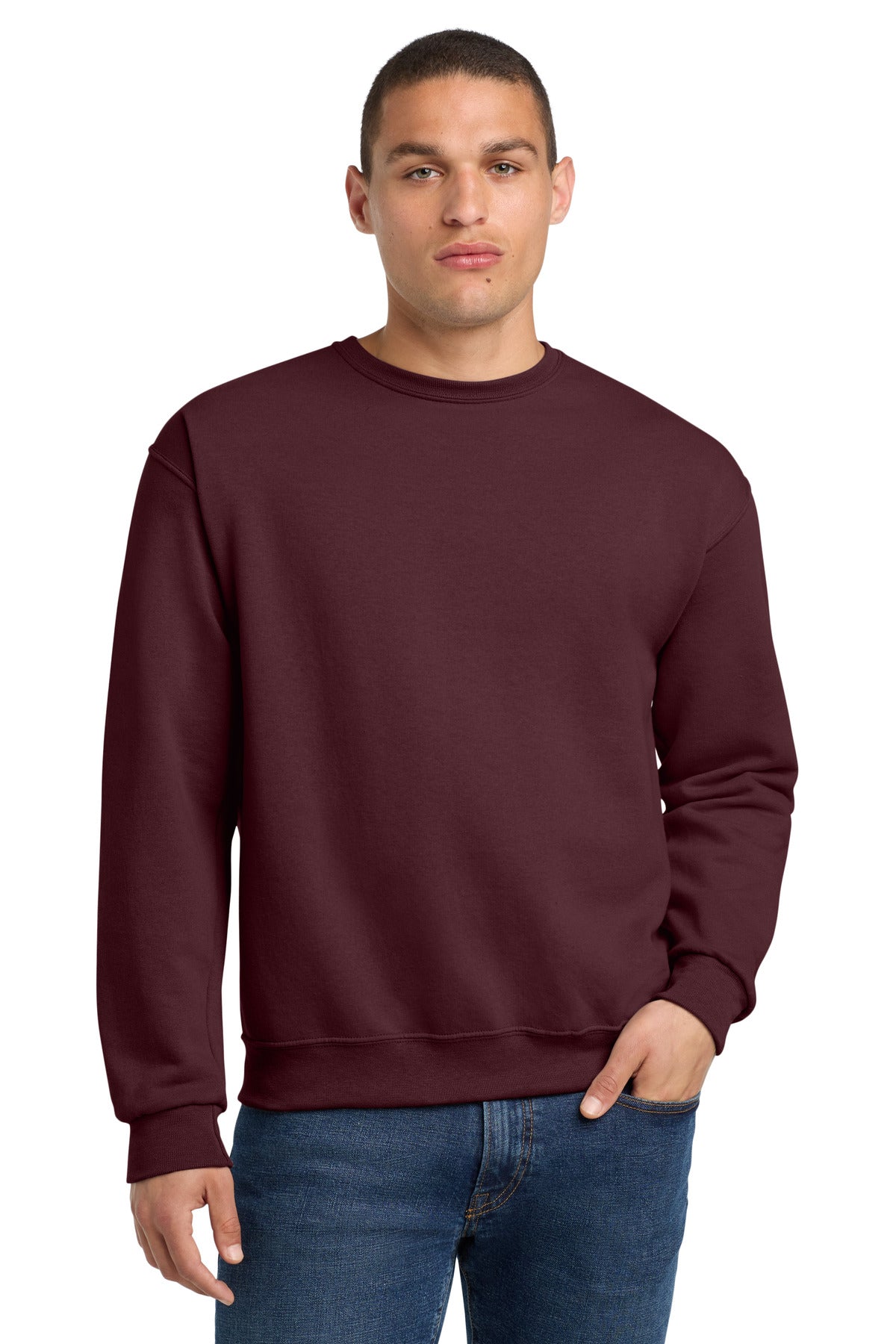 Jerzees - NuBlend Crewneck Sweatshirt.  562M - Maroon
