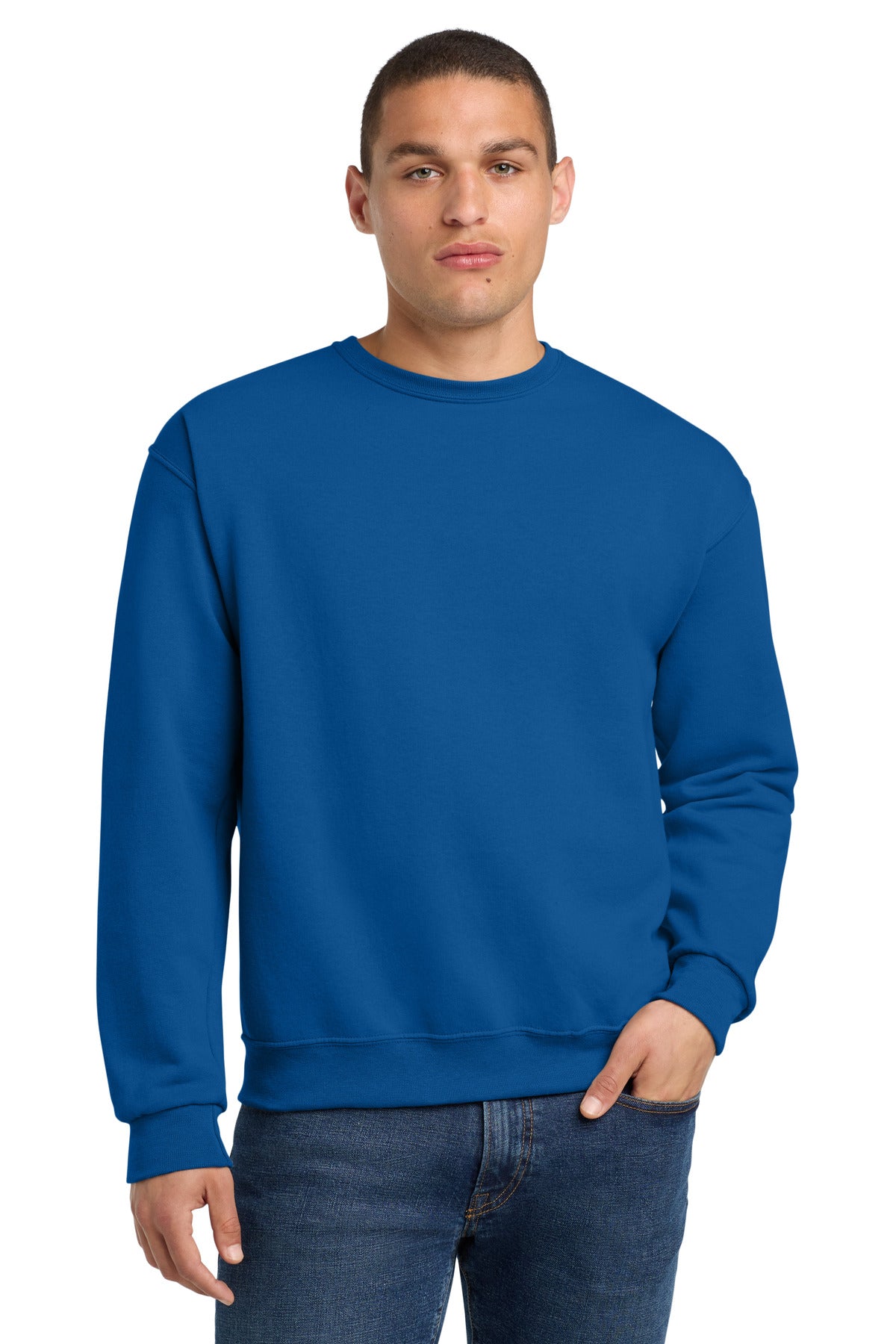 Jerzees - NuBlend Crewneck Sweatshirt.  562M - Royal