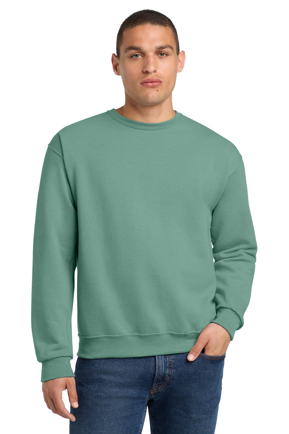 Jerzees - NuBlend Crewneck Sweatshirt.  562M - Sage