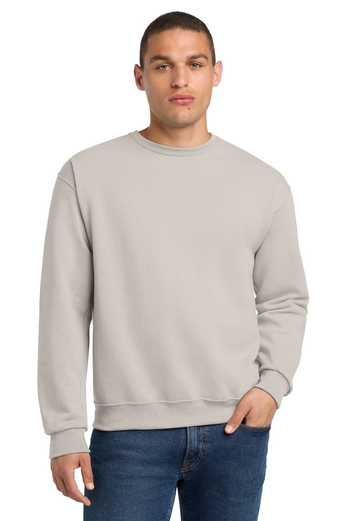 Jerzees - NuBlend Crewneck Sweatshirt.  562M - Sandstone