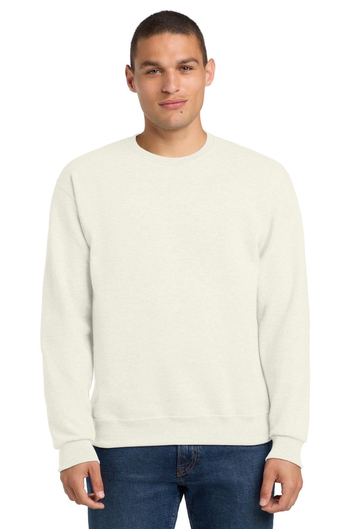 Jerzees - NuBlend Crewneck Sweatshirt.  562M - Sweet Cream Heather