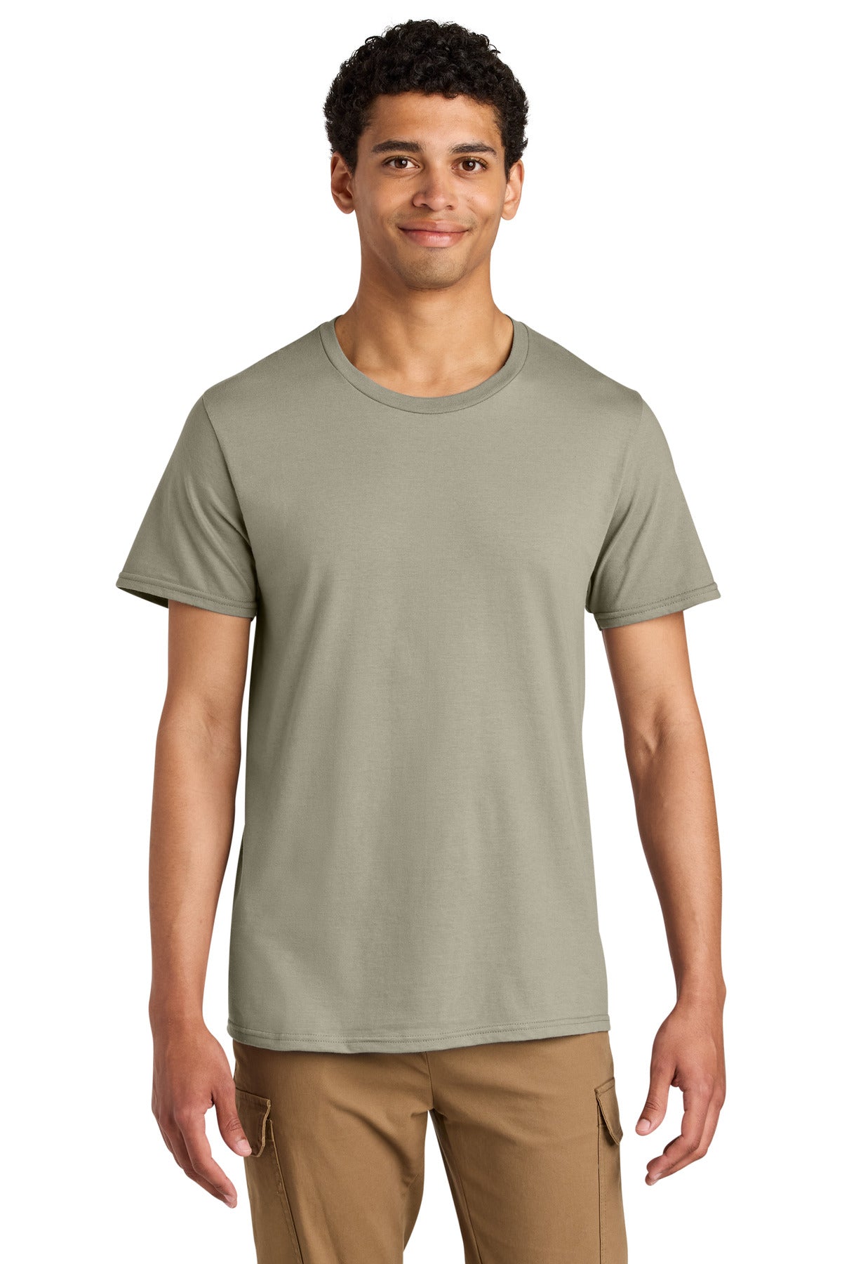 Jerzees Unisex Premium Combed Ring Spun Cotton Tee 570M - Clay