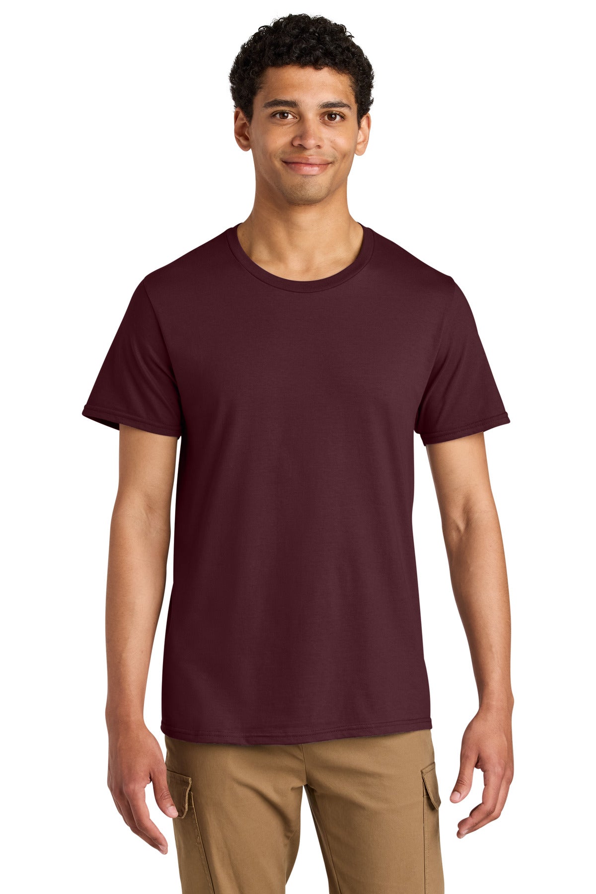 Jerzees Unisex Premium Combed Ring Spun Cotton Tee 570M - Maroon