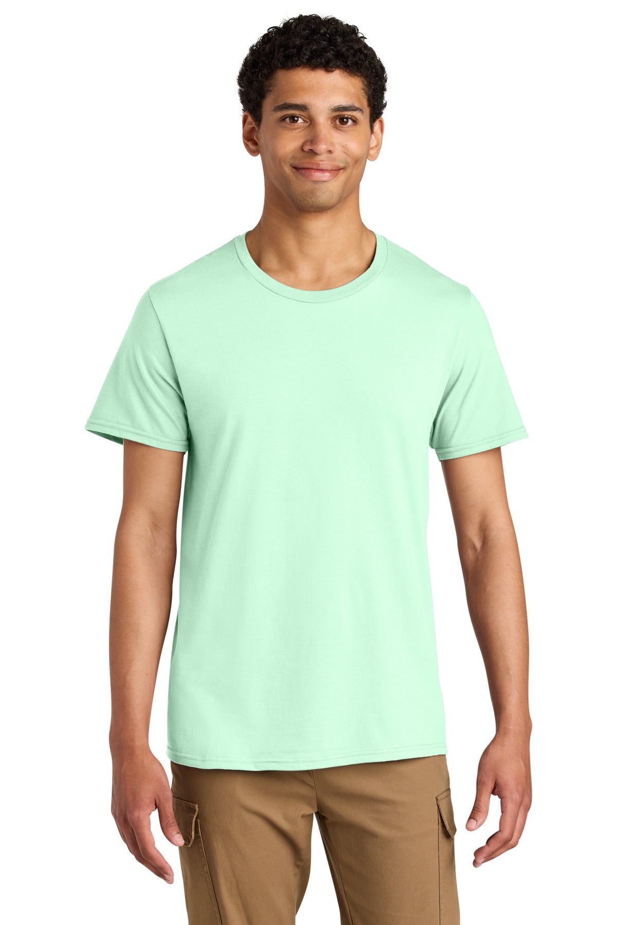 Jerzees Unisex Premium Combed Ring Spun Cotton Tee 570M - Mint To Be