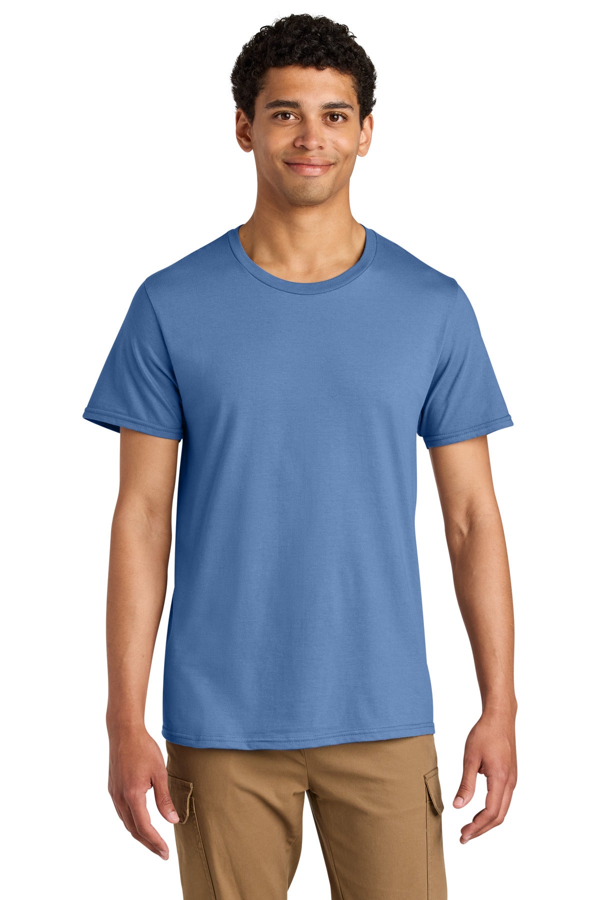 Jerzees Unisex Premium Combed Ring Spun Cotton Tee 570M - Periwinkle Blue