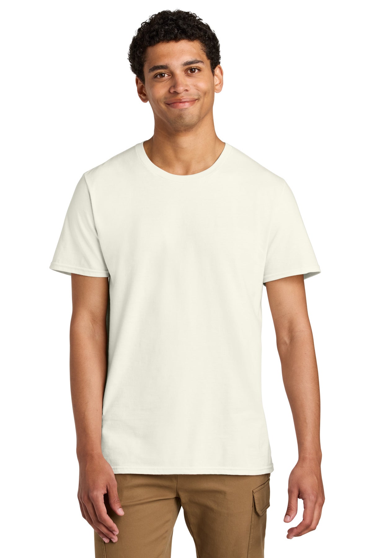 Jerzees Unisex Premium Combed Ring Spun Cotton Tee 570M - Sweet Cream Heather