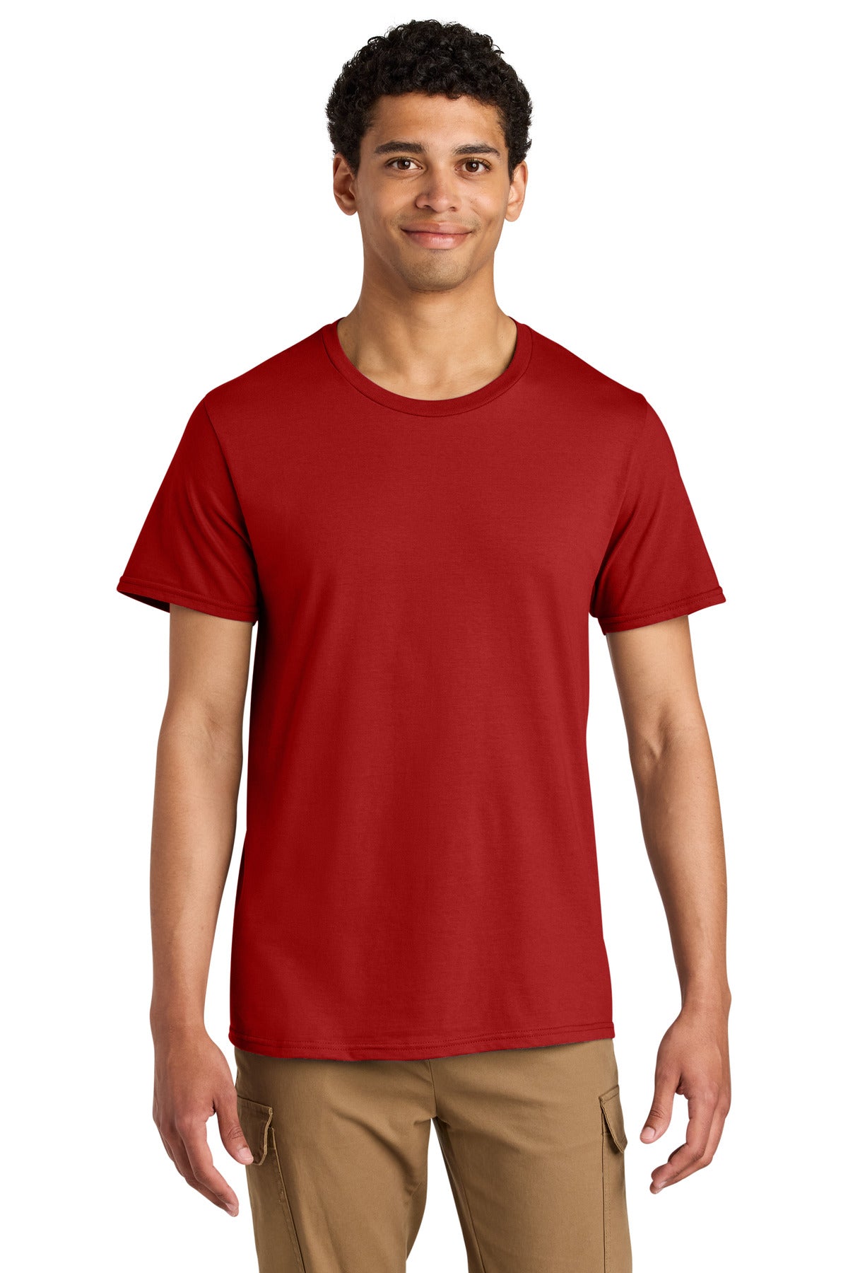 Jerzees Unisex Premium Combed Ring Spun Cotton Tee 570M - True Red