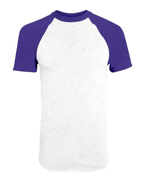 Augusta Sportswear 423 - White/ Purple
