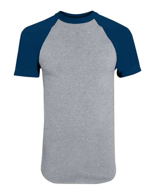 Augusta Sportswear 424 - Athletic Heather/ Navy