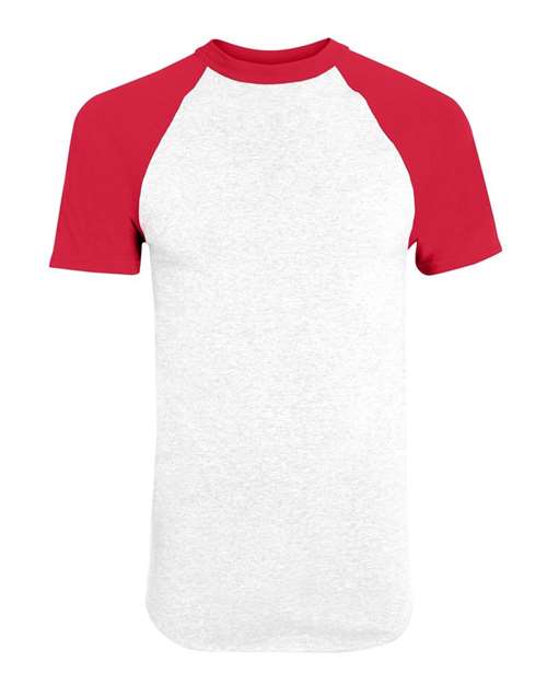 Augusta Sportswear 424 - White/ Red