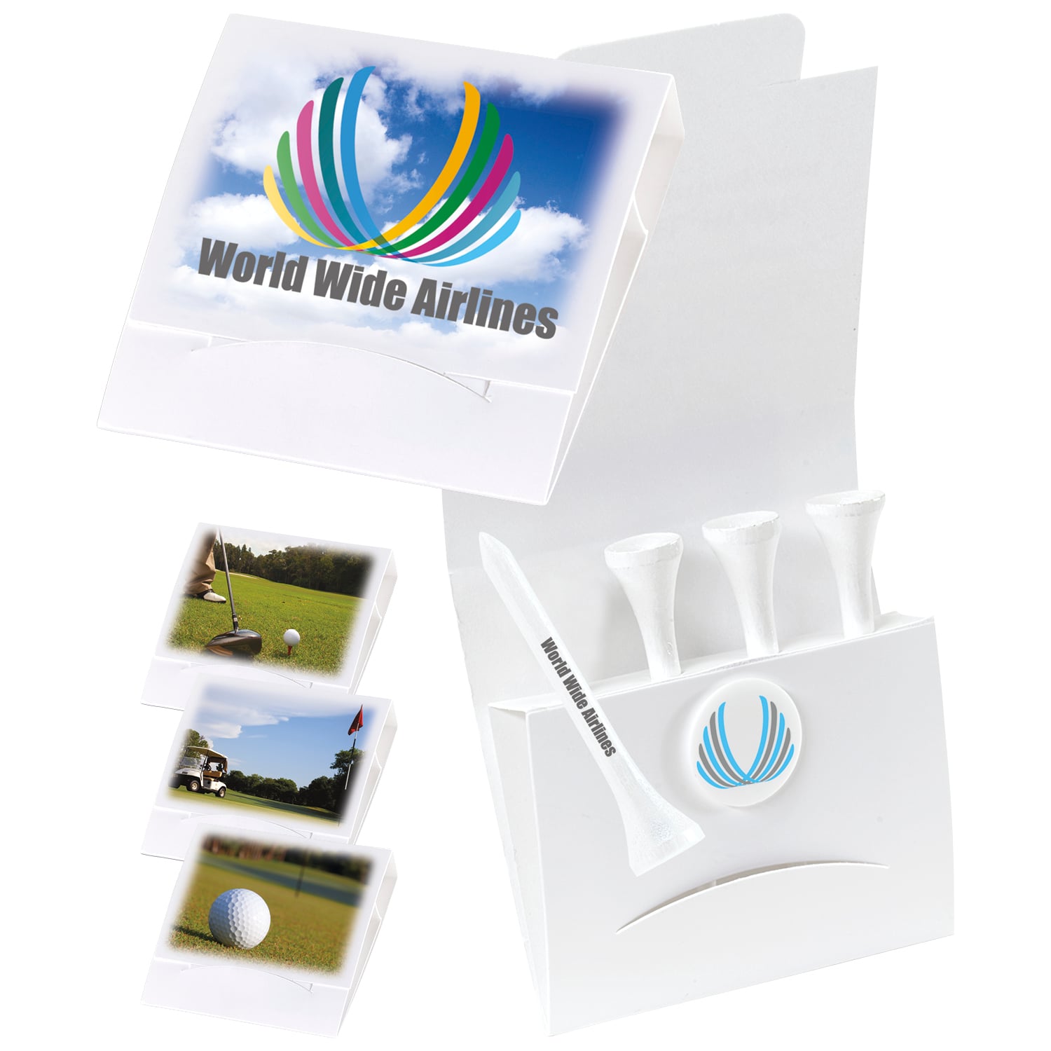 4-1 Golf Tee Packet - 3-1/4" Tee