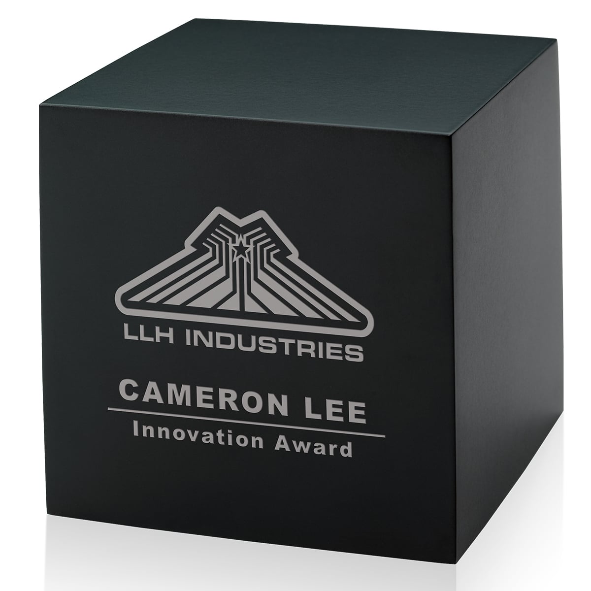 3" Cube Black Base