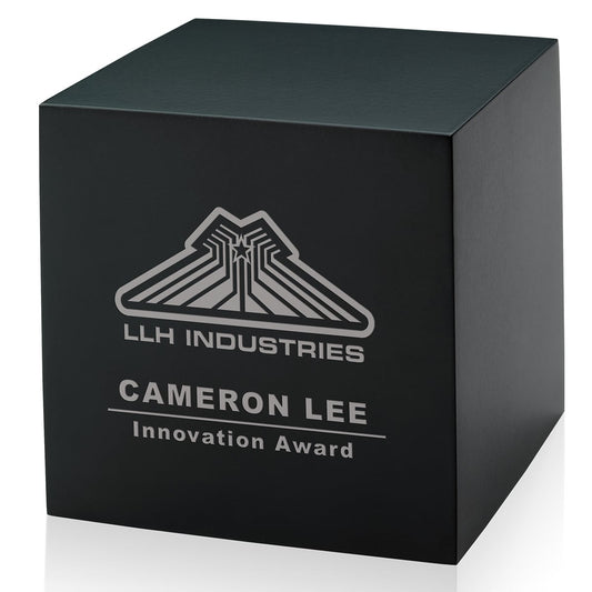 3" Cube Black Base