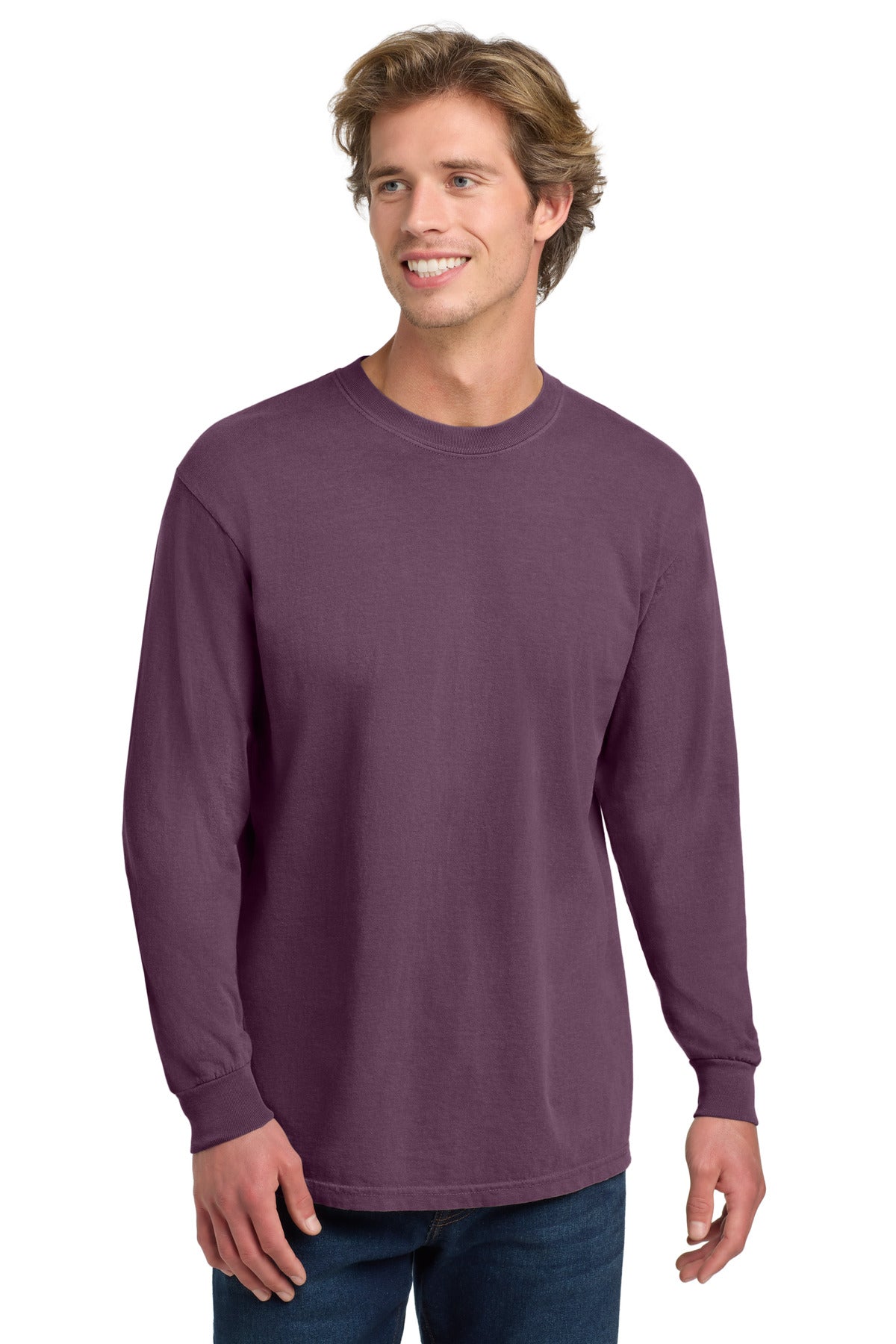 COMFORT COLORS  Heavyweight Ring Spun Long Sleeve Tee. 6014 - Berry