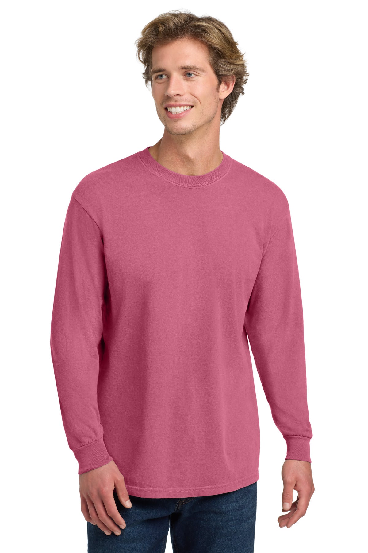 COMFORT COLORS  Heavyweight Ring Spun Long Sleeve Tee. 6014 - Crunchberry