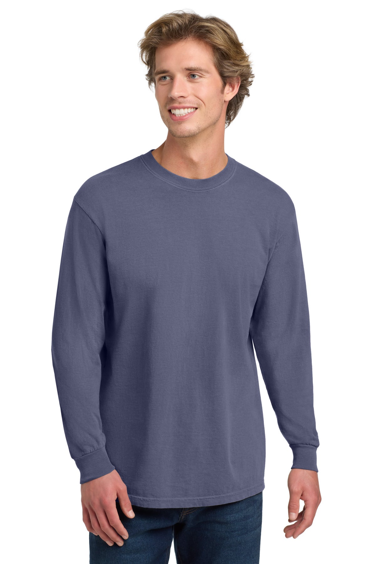 COMFORT COLORS  Heavyweight Ring Spun Long Sleeve Tee. 6014 - Grape