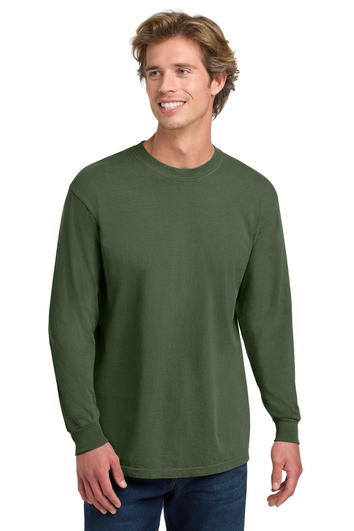 COMFORT COLORS  Heavyweight Ring Spun Long Sleeve Tee. 6014 - Hemp