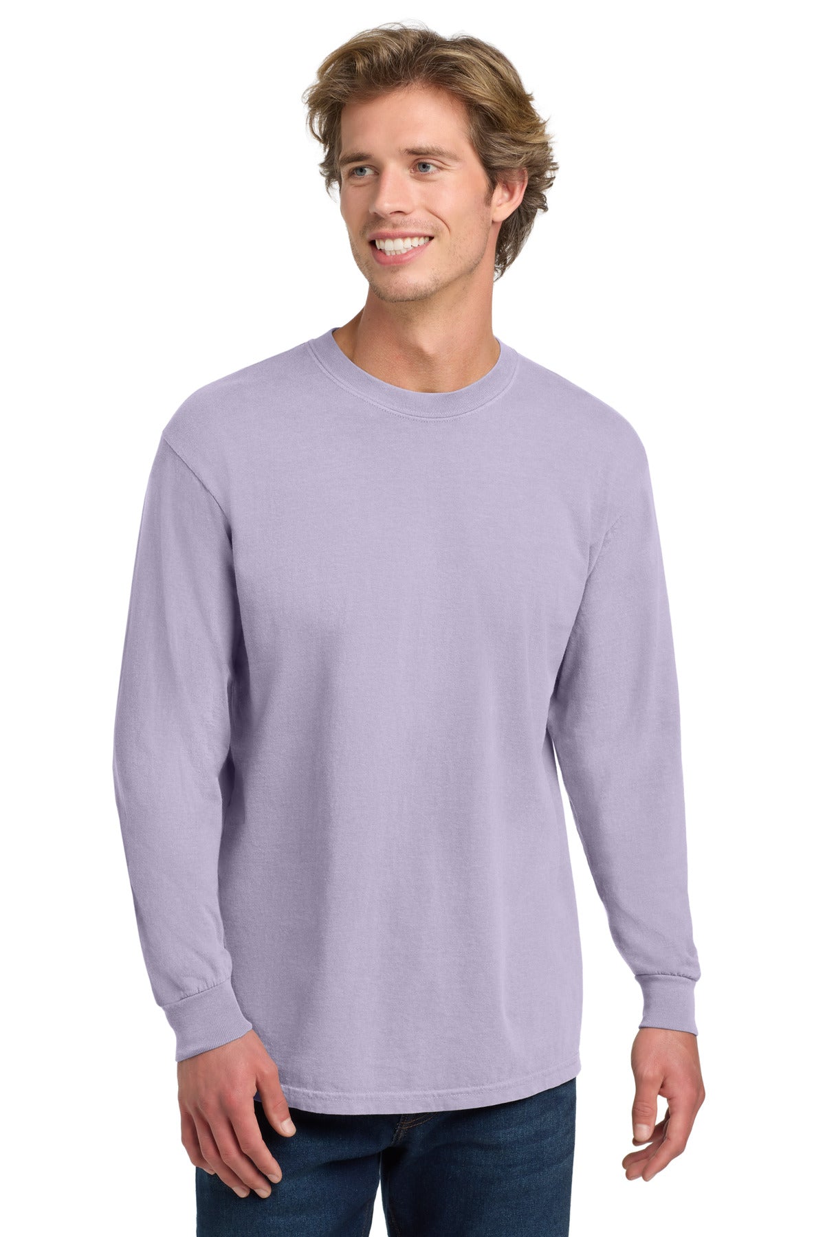 COMFORT COLORS  Heavyweight Ring Spun Long Sleeve Tee. 6014 - Orchid
