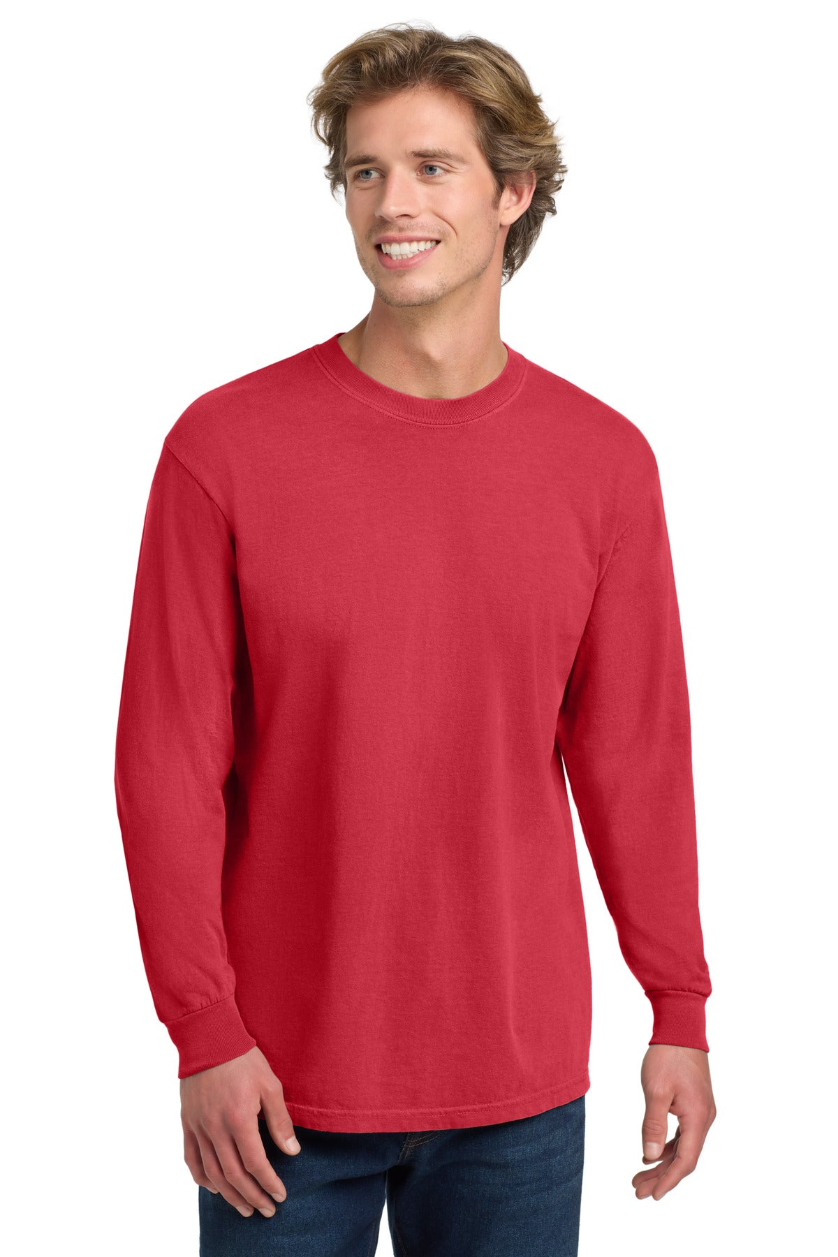 COMFORT COLORS  Heavyweight Ring Spun Long Sleeve Tee. 6014 - Paprika