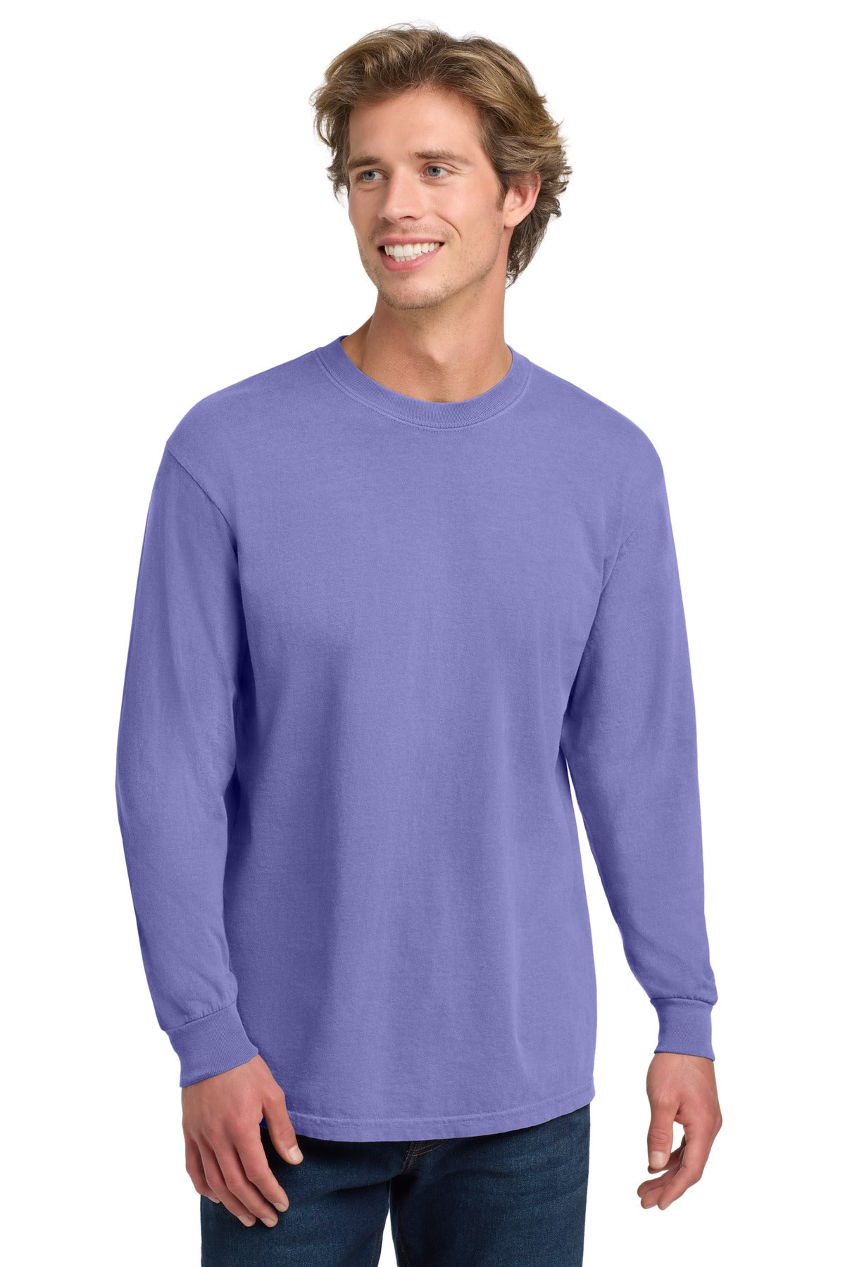 COMFORT COLORS  Heavyweight Ring Spun Long Sleeve Tee. 6014 - Violet
