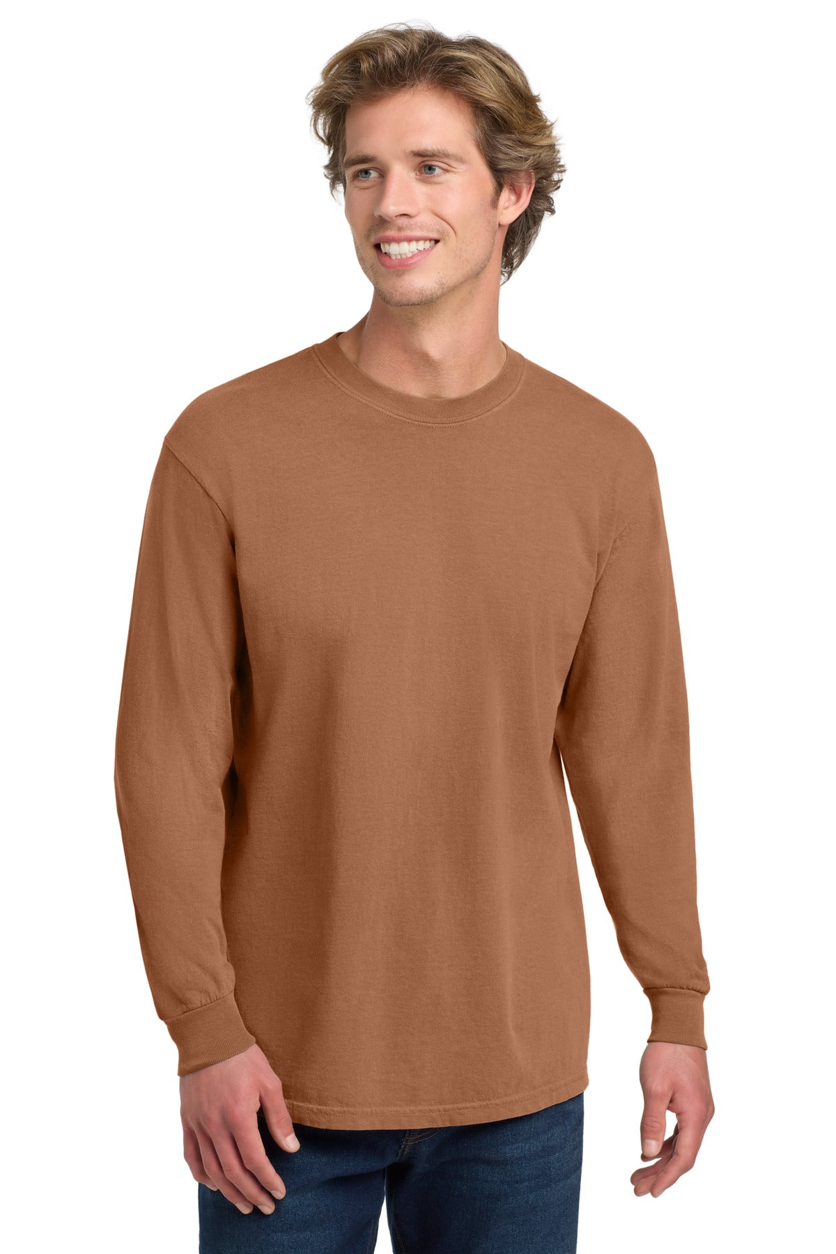 COMFORT COLORS  Heavyweight Ring Spun Long Sleeve Tee. 6014 - Yam