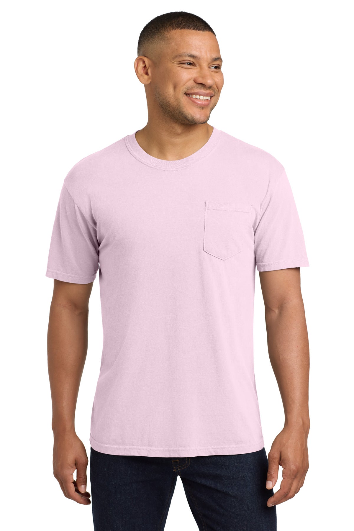 COMFORT COLORS  Heavyweight Ring Spun Pocket Tee. 6030 - Blossom