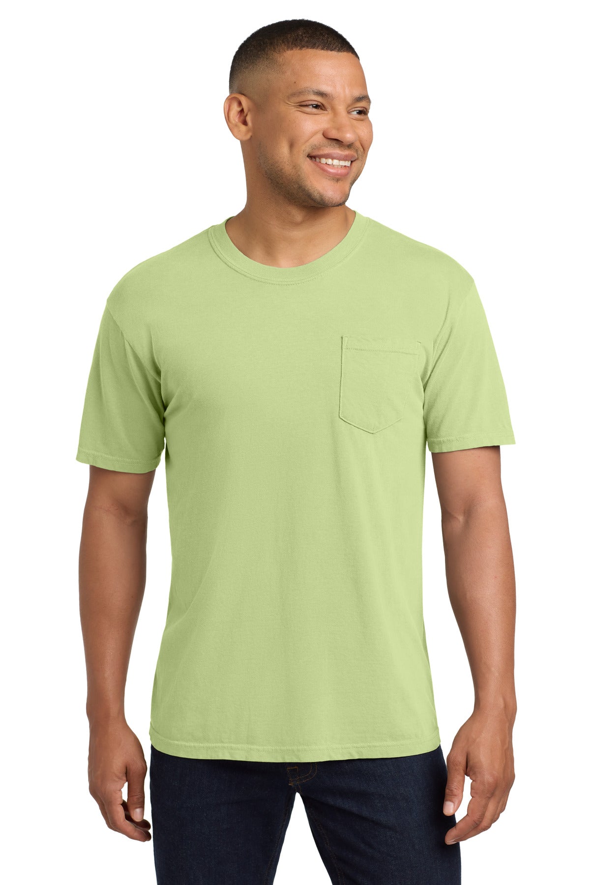 COMFORT COLORS  Heavyweight Ring Spun Pocket Tee. 6030 - Celadon
